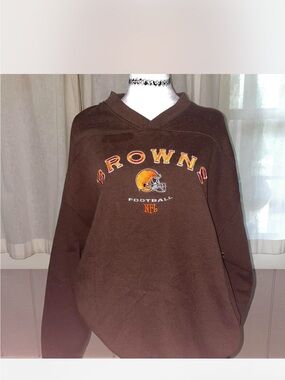 NFL Brown T‑Shirt with Red NFL Tag